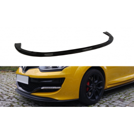 Накладка сплиттер на передний бампер вариант 2 на Renault Megane III RS